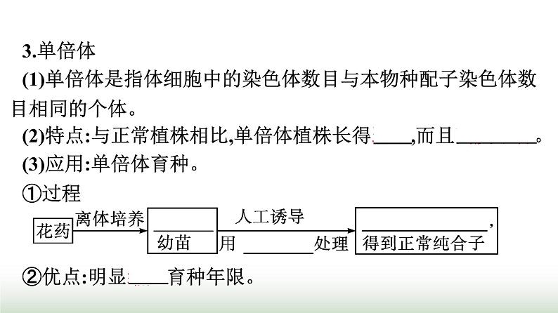 人教版高中生物必修二第5章基因突变及其他变异第2节染色体变异课件08