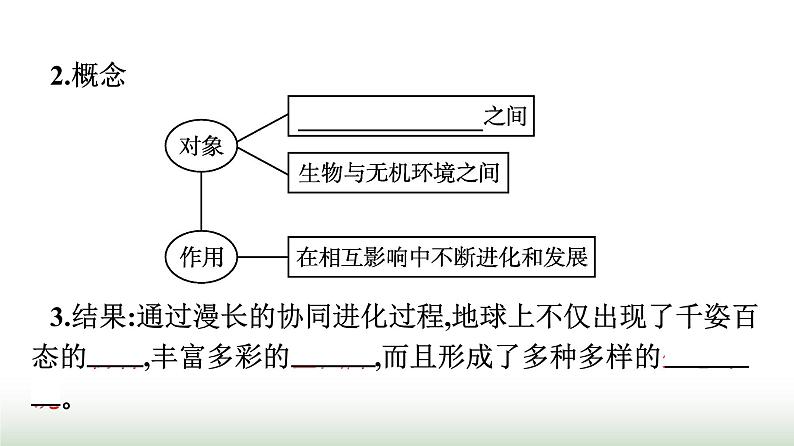 人教版高中生物必修二第6章生物的进化第4节协同进化与生物多样性的形成课件06