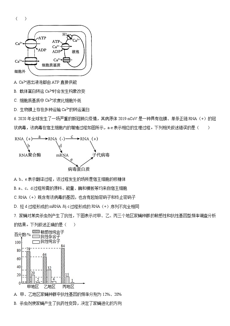 广东省汕头市油头市六都中学2023-2024高二下学期期中考试生物试题02