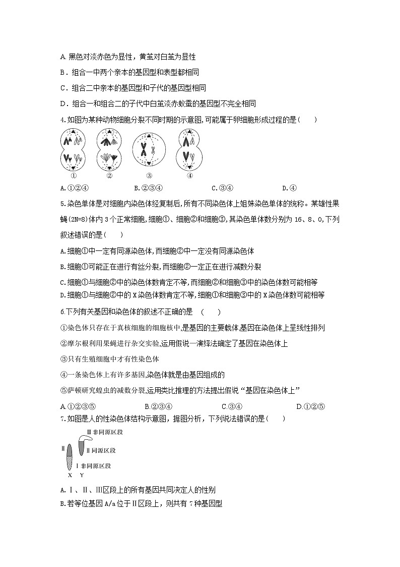 陕西省西安市蓝田县城关中学大学区期中联考2023-2024学年高一下学期4月期中生物试题02