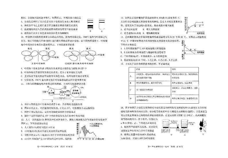 山西省朔州市怀仁市2023-2024学年高一下学期5月期中生物试题02