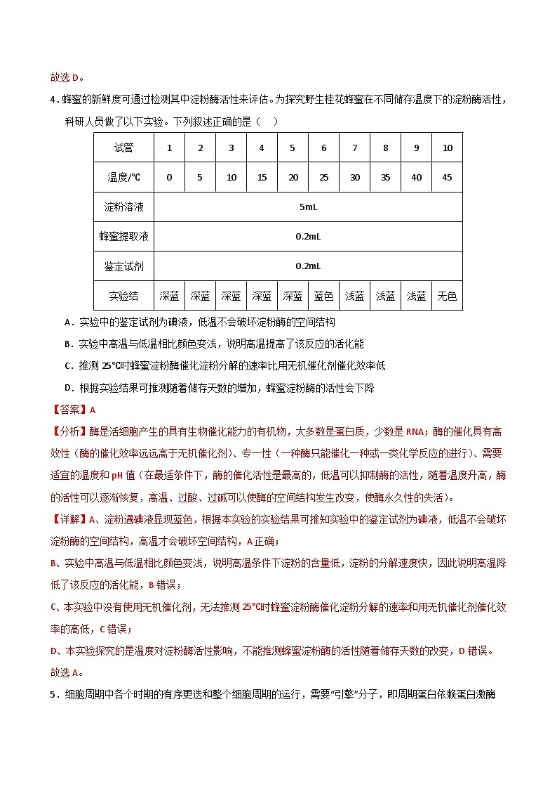 2024年高考押题预测卷—生物（福建卷03）（全解全析）第3页