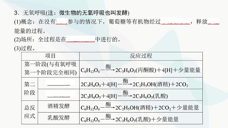 高考生物复习必修一第三单元第八讲细胞呼吸的原理和应用课件第6页