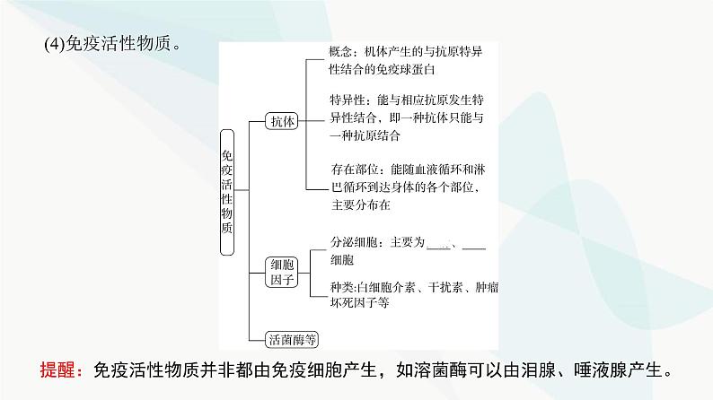 高考生物复习选择性必修一第八单元第二十五讲免疫调节课件07