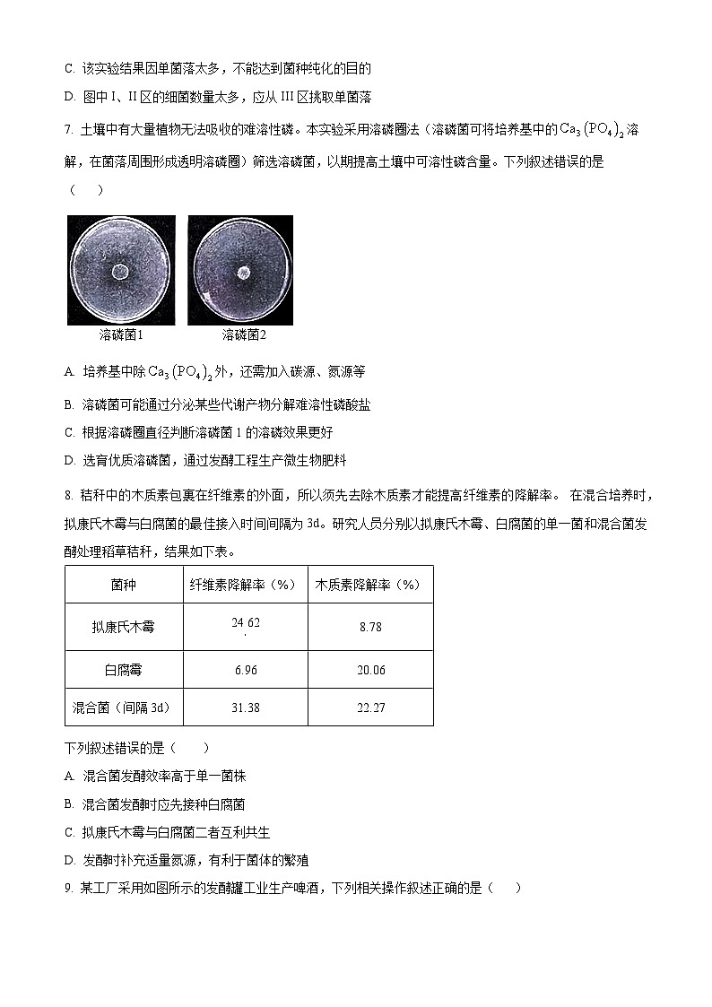 北京市西城区北京市第十四中学中2023-2024学年高二下学期期中考试生物试题（原卷版+解析版）03