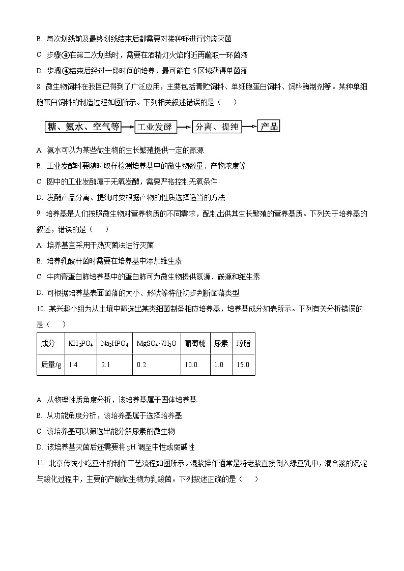 江西省部分学校2023-2024学年高二下学期4月月考生物学试卷（原卷版）第3页