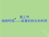 2024年同步备课高中生物3.3细胞呼吸__能量的转化和利用课件苏教版必修1