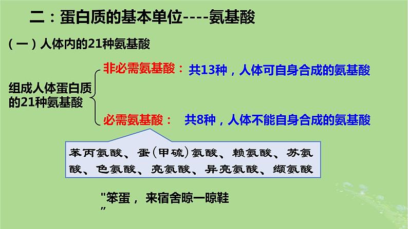 2024年同步备课高中生物2.4蛋白质是生命活动的主要承担者课件新人教版必修108