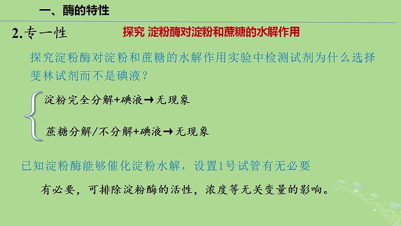 2024年同步备课高中生物5.1降低化学反应活化能的酶第2课时课件新人教版必修1第8页