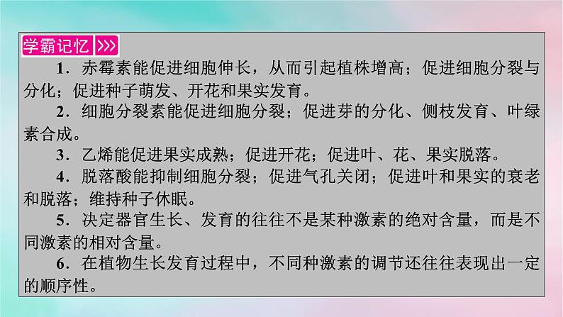 2025版新教材高中生物第5章植物生命活动的调节第2节其他植物激素课件新人教版选择性必修103