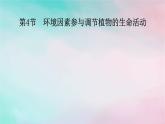 2025版新教材高中生物第5章植物生命活动的调节第4节环境因素参与调节植物的生命活动课件新人教版选择性必修1