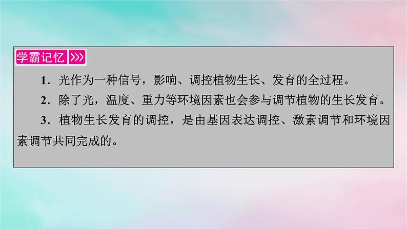 2025版新教材高中生物第5章植物生命活动的调节第4节环境因素参与调节植物的生命活动课件新人教版选择性必修103