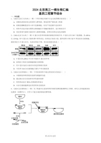 2024北京高三一模试题生物分类汇编：基因工程章节综合