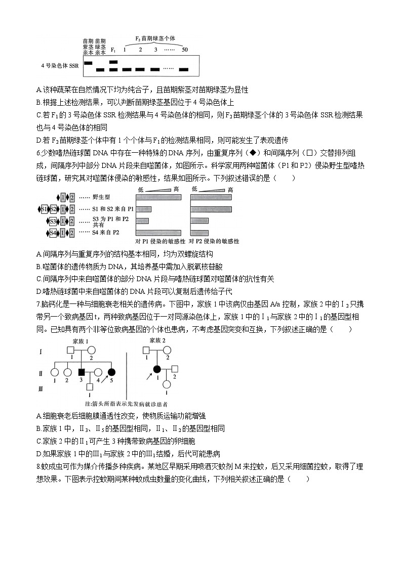 2024广东省华南师大附中高三下学期4月高考适应性练习生物含解析第2页