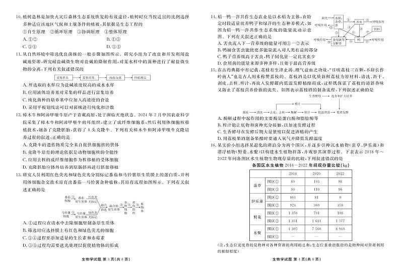广东省部分学校2023-2024学年高二下学期5月联考生物试题02