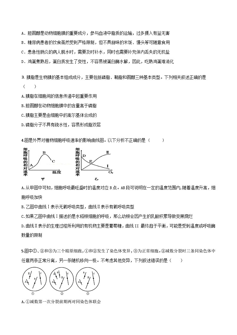 模拟卷08-【赢在高考·黄金8卷】备战2024年高考生物模拟卷（广东专用）02