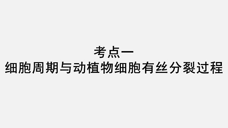 2025届高考 一轮复习 人教版 细胞的增殖 课件(多选版)第3页