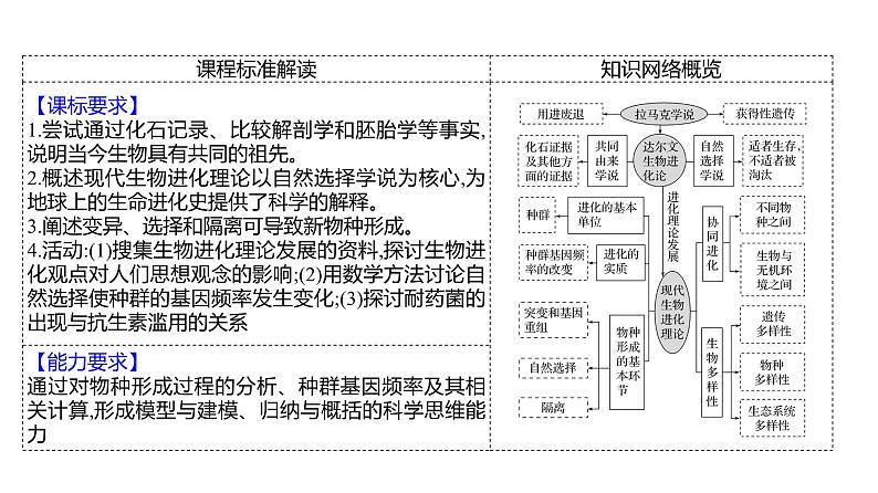 2025届高考 一轮复习 人教版 生物的进化 课件(多选版)第2页