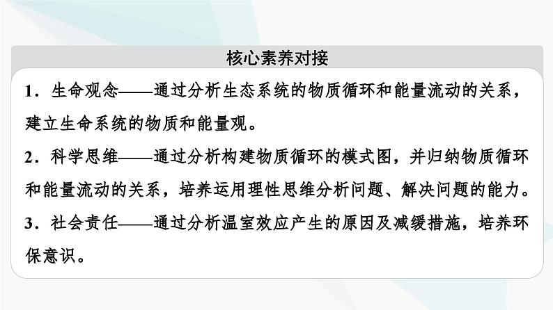 苏教版高中生物选择性必修第二册第3章第3节生态系统的物质循环课件第3页