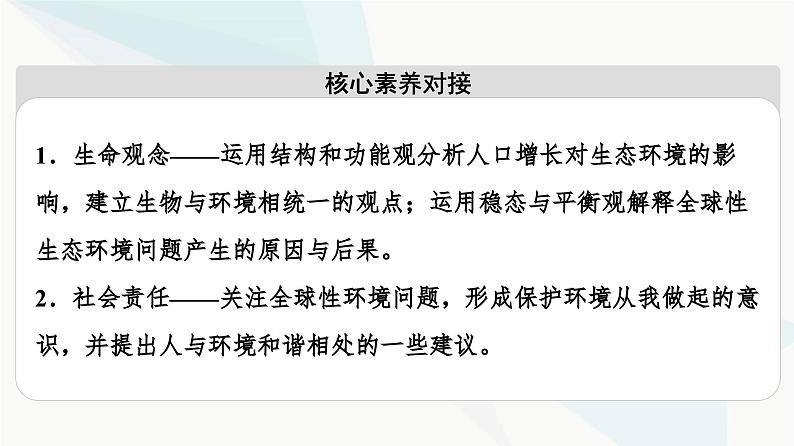 苏教版高中生物选择性必修第二册第4章第1节人口增长和人类活动影响环境课件03