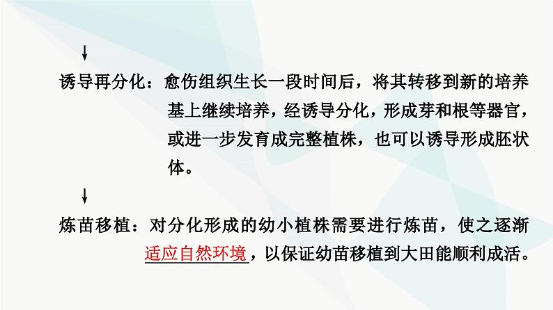 苏教版高中生物选择性必修3第2章第1节植物细胞工程课件08