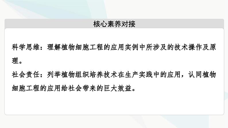 苏教版高中生物选择性必修3第2章第2节植物细胞工程的应用课件03