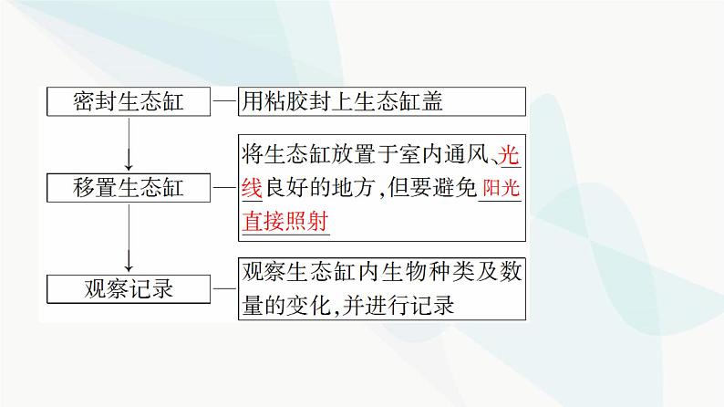 苏教版高中生物选择性必修第二册第3章探究实践观察不同生态瓶中生态系统的稳定性课件第6页