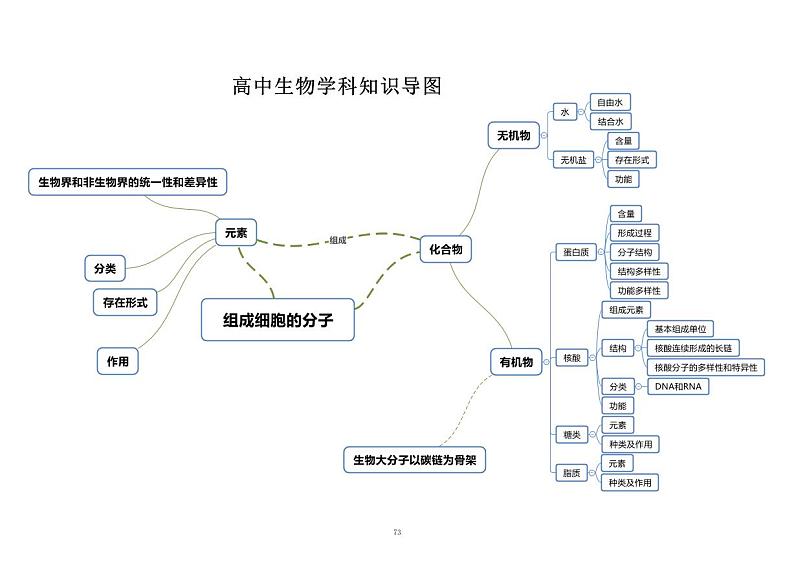 高中生物思维导图（PDF版）第2页