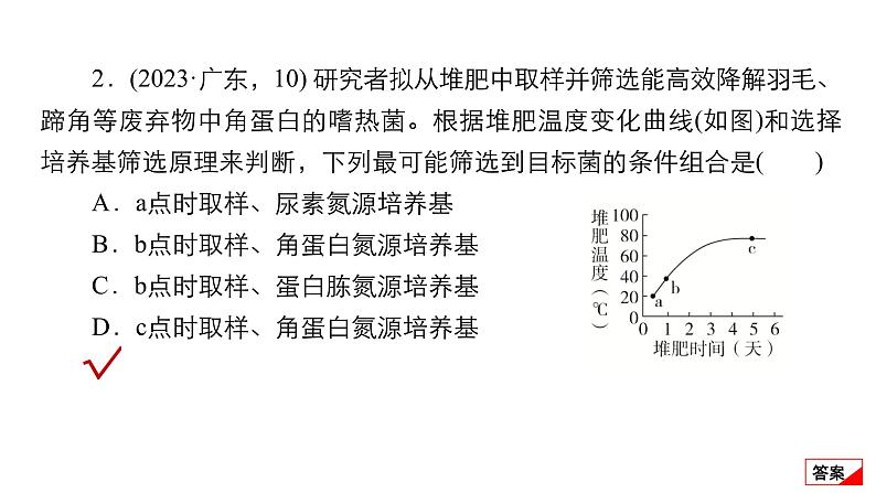 2024届高考生物考前冲刺专题训练8生物技术与工程（一）课件第5页