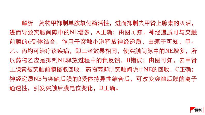 2024届高考生物考前冲刺易错训练3稳态与调节模块生物与环境模块课件第3页