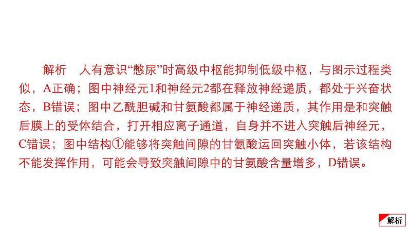 2024届高考生物考前冲刺易错训练3稳态与调节模块生物与环境模块课件第7页