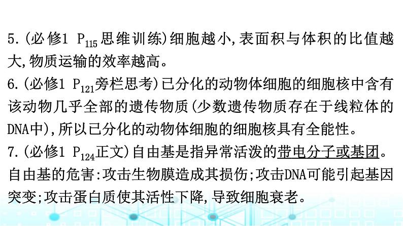 2024届高考生物考前冲刺素能提升1细胞微专题3细胞的生命历程课件第7页