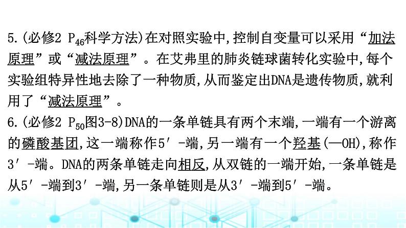 2024届高考生物考前冲刺素能提升3遗传微专题2遗传的分子基础课件07