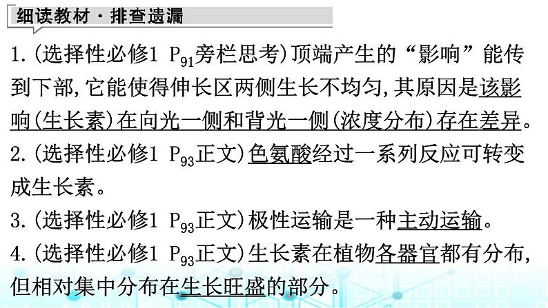 2024届高考生物考前冲刺素能提升4调节微专题3植物的激素调节课件第5页