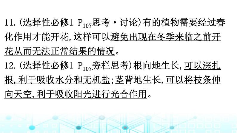 2024届高考生物考前冲刺素能提升4调节微专题3植物的激素调节课件第8页