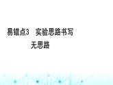 2024届高考生物考前冲刺增分指导易错点3实验思路书写无思路课件