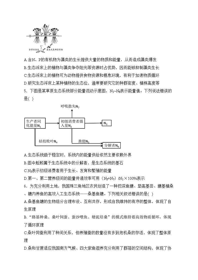 四川省广安市友实学校、邻水正大实验学校2023-2024学年高二下学期期中联考生物试卷(含答案)第2页