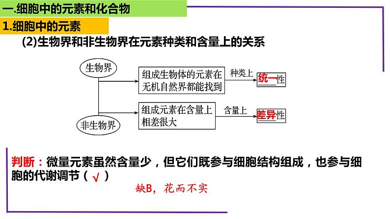 精讲05 元素和化合物、水、无机盐、物质检测【备战一轮】最新高考生物一轮复习名师精讲课件第8页