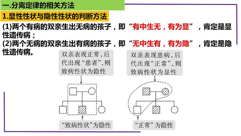 精讲31 分离定律题型-【备战一轮】最新高考生物一轮复习名师精讲课件08