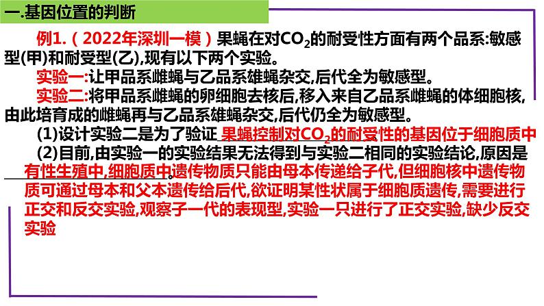 精讲37 基因位置判断-【备战一轮】最新高考生物一轮复习名师精讲课件第6页