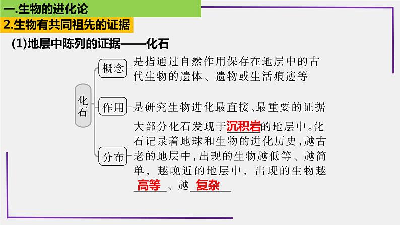 精讲48 生物的进化-【备战一轮】最新高考生物一轮复习名师精讲课件07