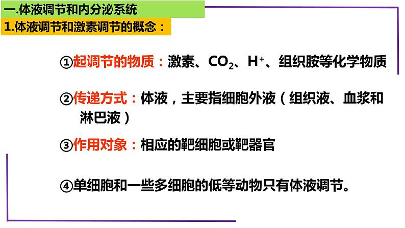 精讲55 体液调节与内分泌系统-【备战一轮】最新高考生物一轮复习名师精讲课件07