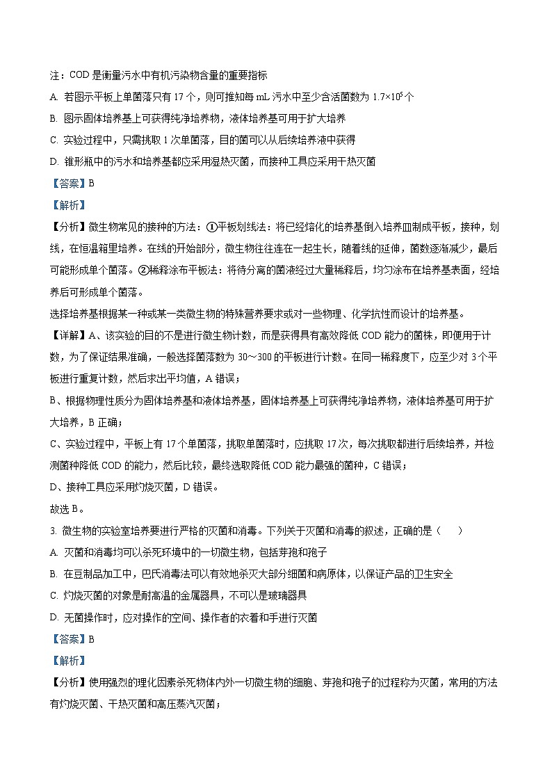 辽宁省大连市滨城高中联盟2023-2024学年高二下学期期中考试生物试卷（解析版）第2页