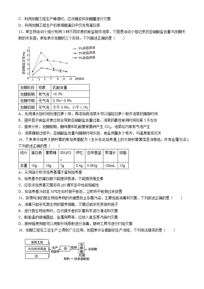 2024天水高二下学期5月期中考试生物含答案03