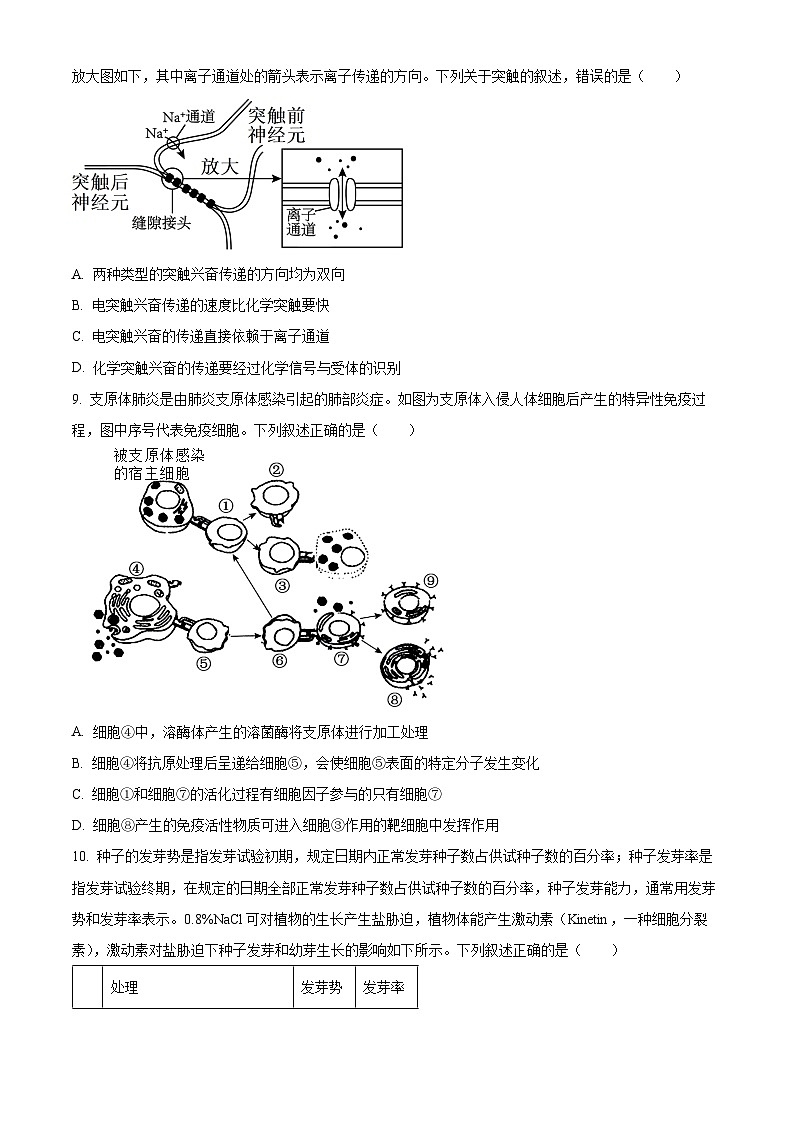 2024届辽宁省名校联盟高三下学期高考模拟卷（押题卷）生物（一）试题（原卷版+解析版）03
