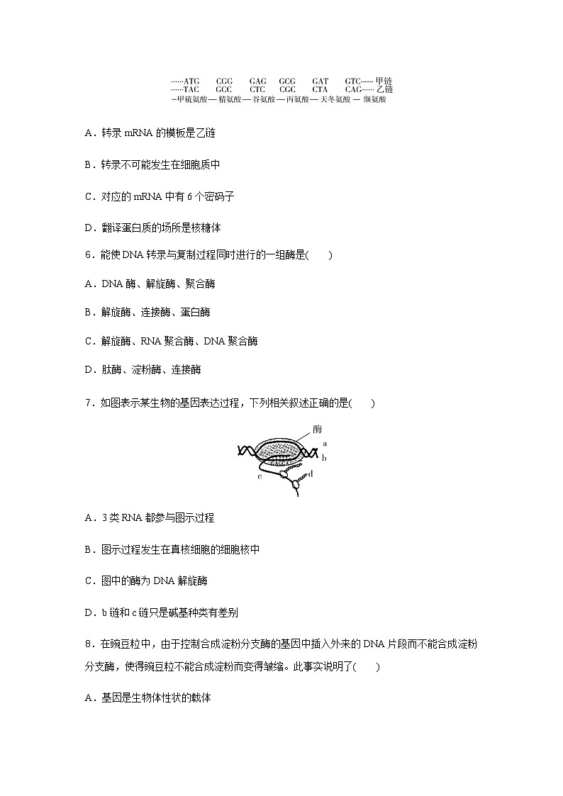 普通高中生物学业水平合格性考试合格演练测评(八)含答案02