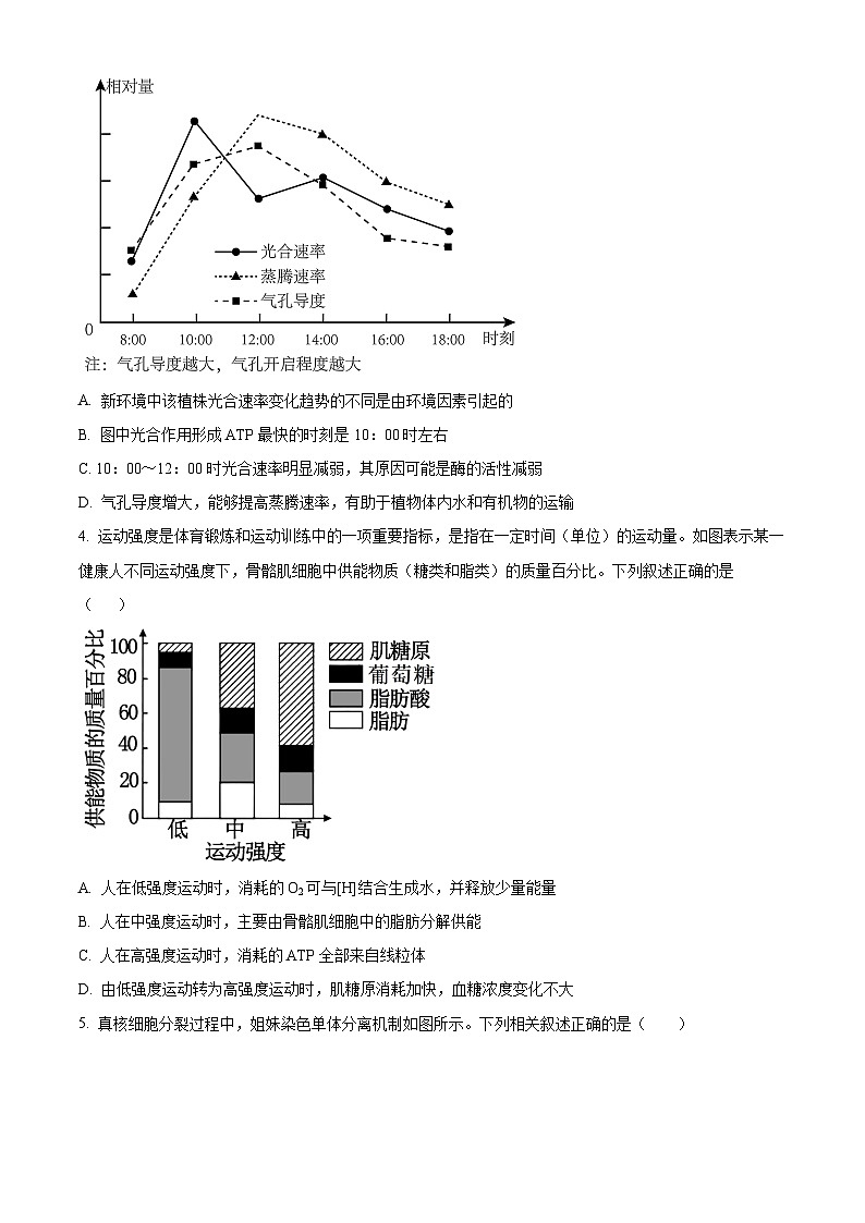 河南省信阳市光山县第二高级中学2023-2024学年高二下学期5月月考生物试题（原卷版+解析版）02
