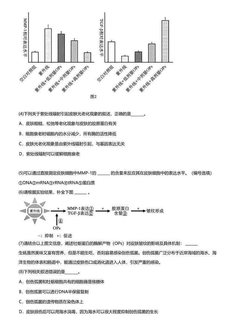 2023_2024学年5月上海浦东新区华东师范大学第二附属中学高一下学期月考生物试卷02
