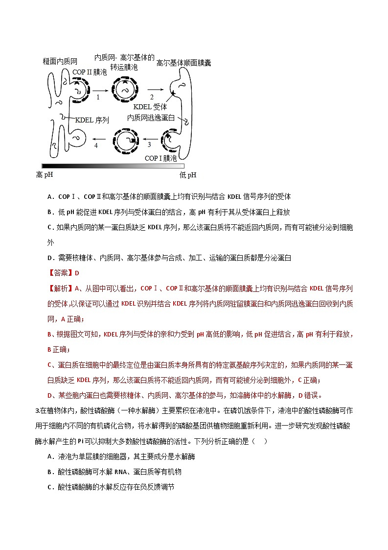 生物（江苏卷）-学易金卷：2024年高考考前押题密卷02