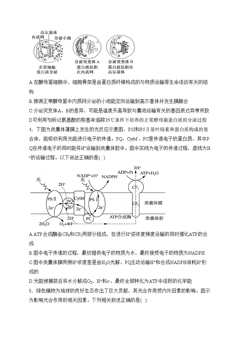 湖北省宜荆荆随恩2024届高三上学期1月联考生物试卷(含答案)02